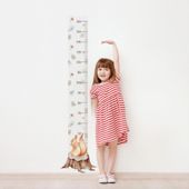 Naklejka Miarka Wzrostu Wiewiórka