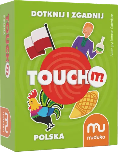 Familijna gra dla dzieci i dorosłych z wypukłymi kartami Touch it! Polska na Arena.pl