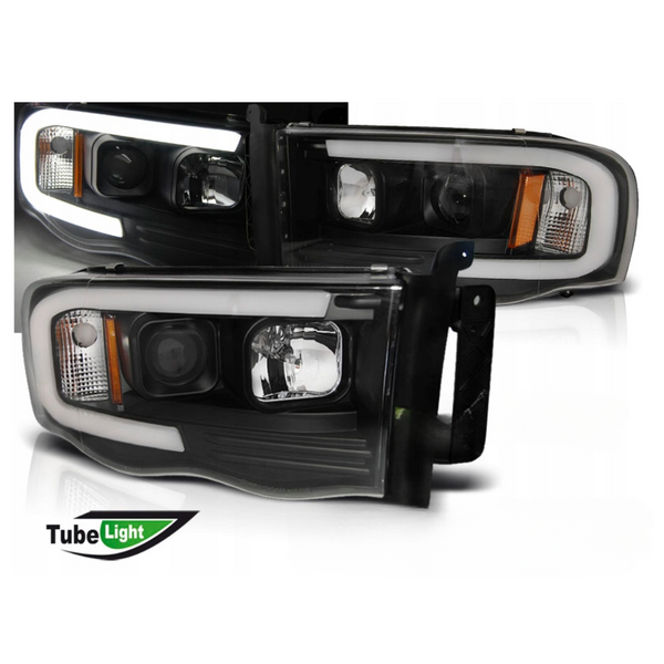 REFLEKTORY DODGE RAM 02-06R LED TUBE LIGHT BLACK zdjęcie 1