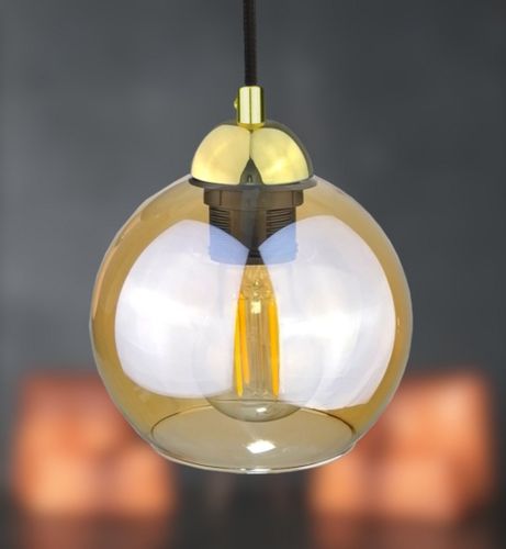 Lampa wisząca 3xE27 AMBRE GOLD na Arena.pl