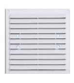 kratka wentylacyjna z siatką 215*215mm biała - kra 014 bi