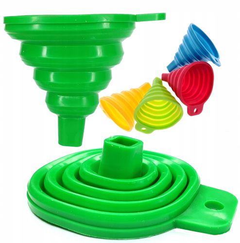 SILIKONOWY LEJEK KUCHENNY SKŁADANY HARMONIJKA OLEJ na Arena.pl