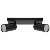 LAMPA sufitowa MANAM 03764 Ideus regulowana OPRAWA metalowe tuby reflektorki na listwie czarne