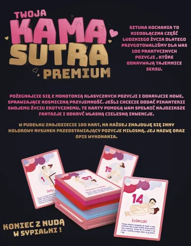 Twoja Kamasutra Premium Erotyczna Gra Dla Par na Arena.pl