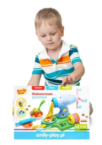 SMILY PLAY Duży zestaw kreatywny ciastolin makaron na Arena.pl