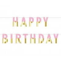 girlanda papierowa (zrób to sam) happy birthday,