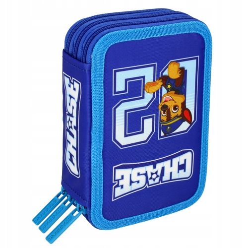 TRZYKOMOROWY PIÓRNIK SZKOLNY PSI PAW PATROL Chase z WYPOSAŻENIEM 30 element na Arena.pl