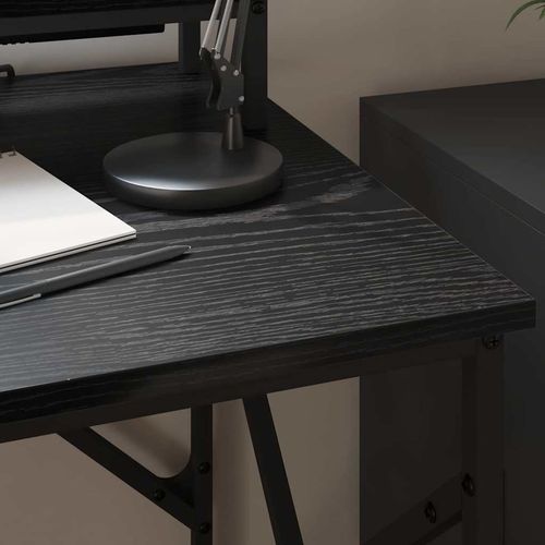 Biurko Czarny dąb 100 x 50 x 86.5 cm Materiał drewnopochodny na Arena.pl