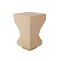 Noga drewniana do mebli WY01052 Kolor pokrycia - Buk, Długość / Wysokość - 9,6 cm, Materiał - Drewno