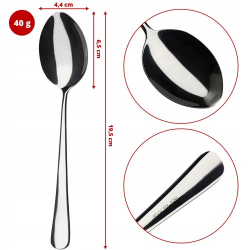 ZESTAW KOMPLET 3 ŁYŻEK KUCHENNYCH STAL NIERDZEWNA na Arena.pl