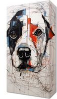 Obraz 20x40cm Przyrysowany Psiak