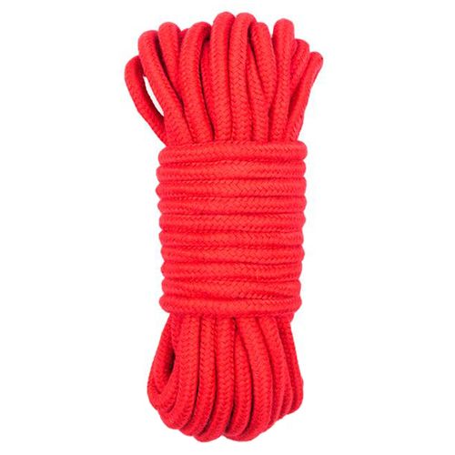 linka, sznur do krępowania rąk i nóg. w kuszącym czerwonym kolorze. na Arena.pl