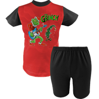 Krótka Piżama dziecięca - Grinch kradnie Święta