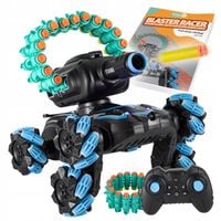 Samochód Czołg zdalnie sterowany DUŻY STRZELAJĄCY rzutkami auto PLAYIO