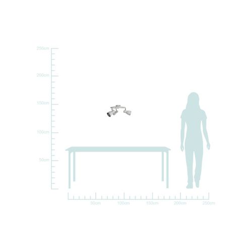 Fido spirala 3x40W E14 biały+chrom na Arena.pl