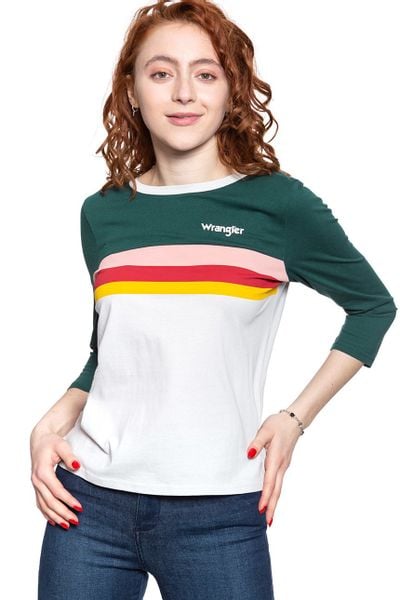 WRANGLER RAINBOW TEE CLOUD BLUE W7P5GHB03 XS zdjęcie 5
