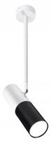 Candellux Lampa Wisząca TUBA Biała 1xGU10 15W IP20 Nowoczesna