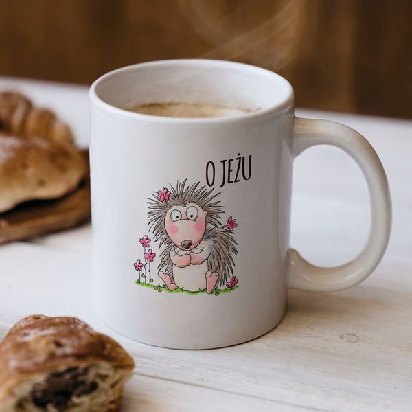 Kubek z nadrukiem - O Jeżu zdjęcie 1