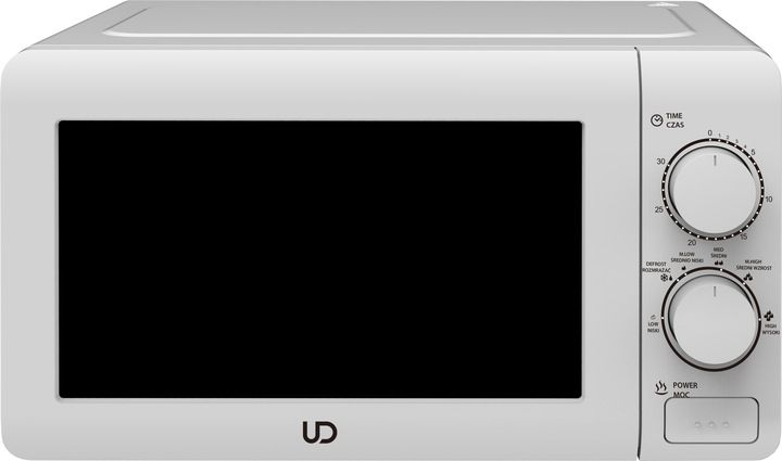 BIAŁA KUCHENKA MIKROFALOWA MIKROFALÓWKA MIKROFALA UD TIMER 700W 20l LITRÓW zdjęcie 1