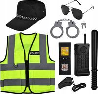 POLICJANT PRZEBRANIE POLICJANTA KOSTIUM STRÓJ DLA DZIECKA NA HALLOWEEN BAL