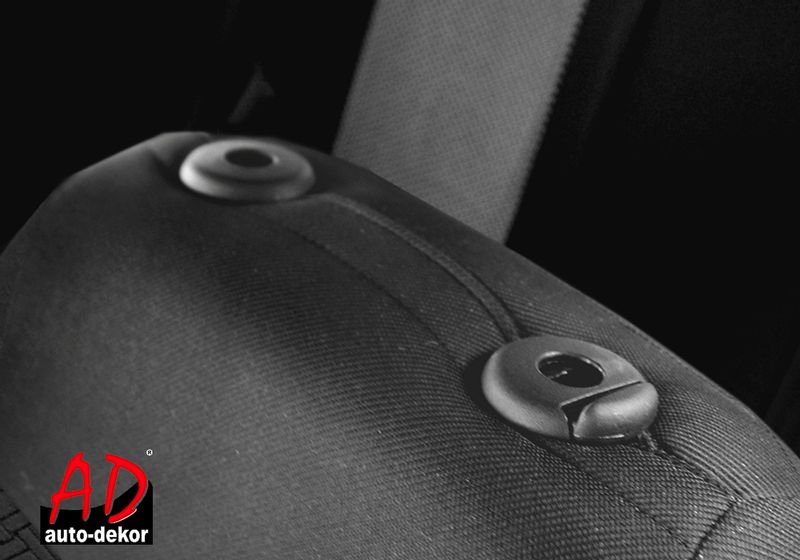 Uniwersalne pokrowce fotele przód ELEGANCE 1+1 ZIELONE do Seat Ateca zdjęcie 4