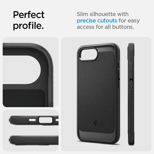 etui case na iphone 16e rugged armor magsafe - czarne na Arena.pl