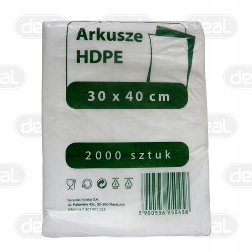 Arkusz Hdpe 30X40Cm 2000Szt na Arena.pl
