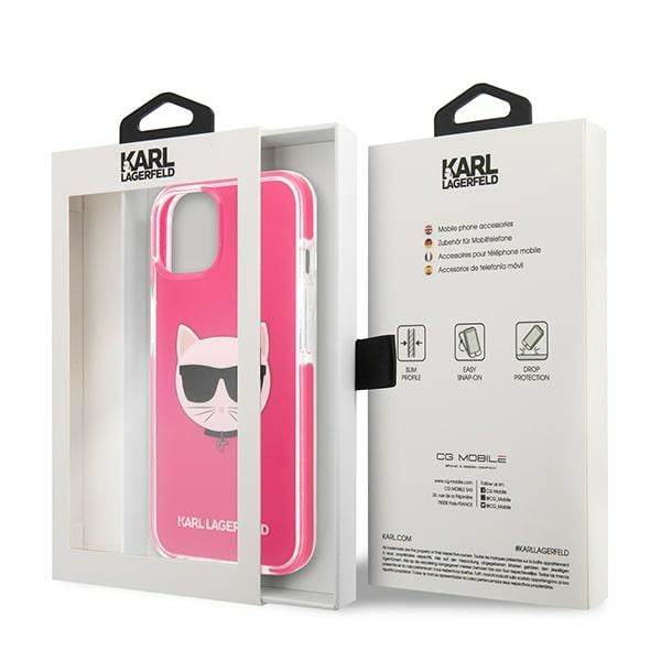Etui Karl Lagerfeld do iPhone 13 mini, Różowy zdjęcie 8