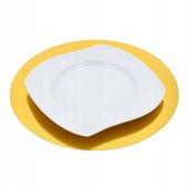 OKRĄGŁY PODKŁAD PODKŁADKA Podtalerz Pod Talerz Tort Ciasto Złoty 28 cm 1szt