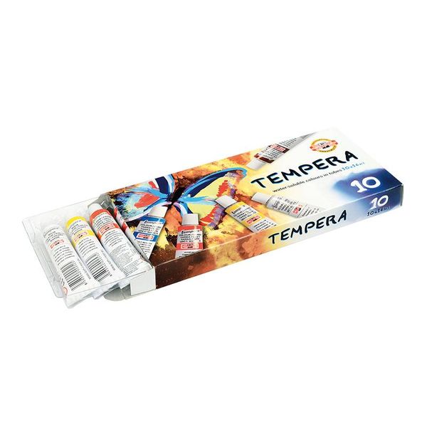 FARBA TEMPERA 16ML 10SZT KOH-I-NOOR zdjęcie 3
