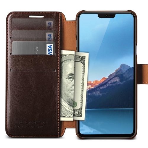 Etui VRS Design Layered Dandy LG G7 ThinQ Brown na Arena.pl