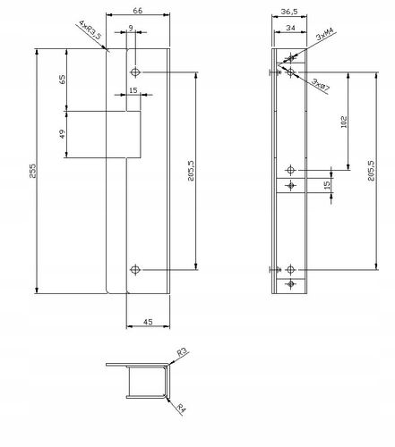 Elektrozaczep Elektra Plus 75 x 21 mm na Arena.pl