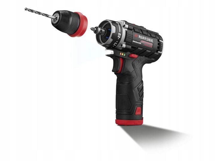 PARKSIDE PERFORMANCE wiertarko-wkrętarka 12V - AKU - Ładowarka - zdjęcie 8