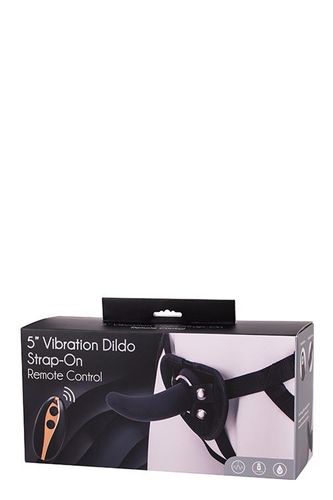 5Inch Vibration Dildo Strap-On Black na Arena.pl