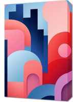 Obraz 40x60cm Miasto Kolorów