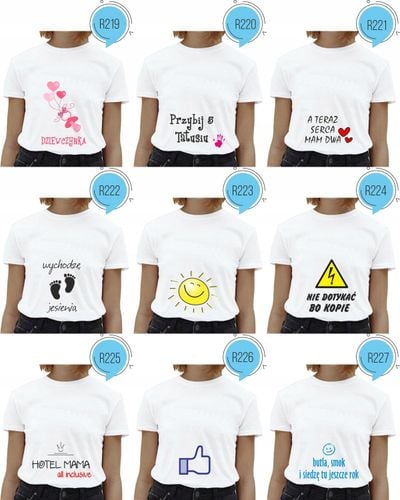 Koszulka ciążowa nadruk USG na Arena.pl