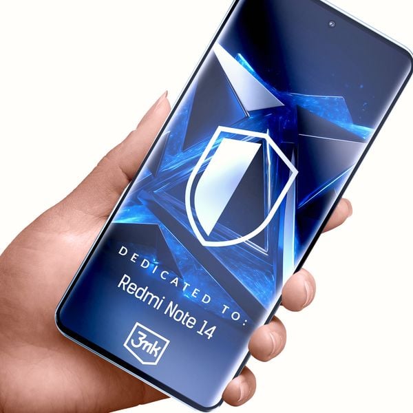 Redmi Note 14 5G - 3mk HardGlass Max Lite Black zdjęcie 3
