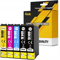 5x TUSZE 604 XL DO EPSON XP-2200 XP-2205 XP-3200 XP-3205 XP-4200 XP-4205
