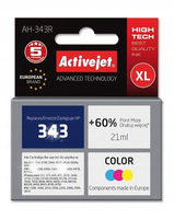TUSZ ACTIVEJET 343 XL DO HP 5740 PSC 2710 1510 1610 2575 KOLOROWY 21ML