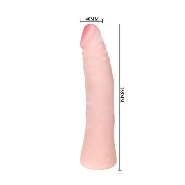 Dildo Z Kręgosłupem Ultra Realistic Bendable 8" zdjęcie 5