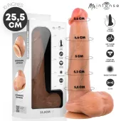 mr intense bruce xl silikonowy model anatomiczny z przyssawką 25,5 cm