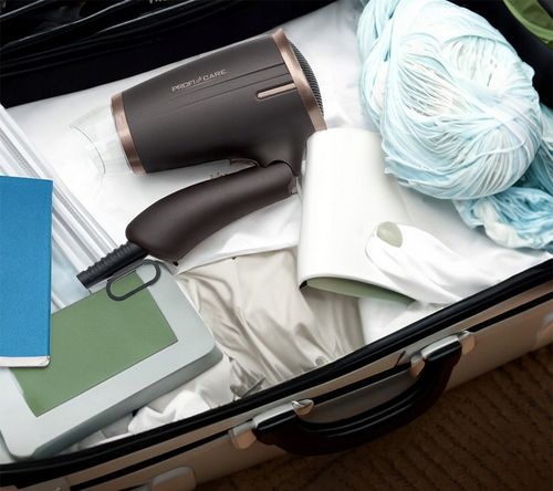 SUSZARKA DO WŁOSÓW SKŁADANA Turystyczna MOCNA 1400W Zimny Nawiew na Arena.pl