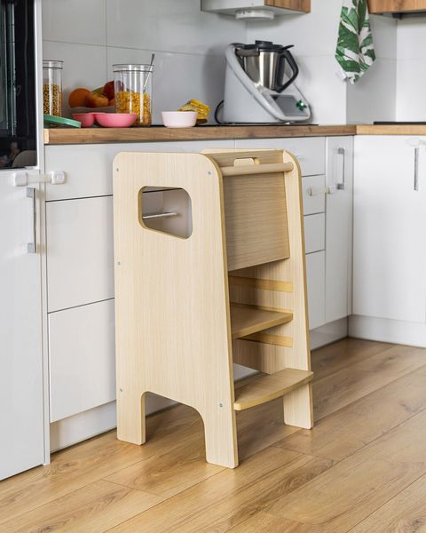Zabudowany Kitchen Helper dla dzieci Dąb zdjęcie 4
