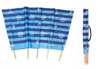 PARAWAN WAKACYJNY 4M PLAŻOWY WYTRZYMAŁY MORSKI WZÓR-POLSKI