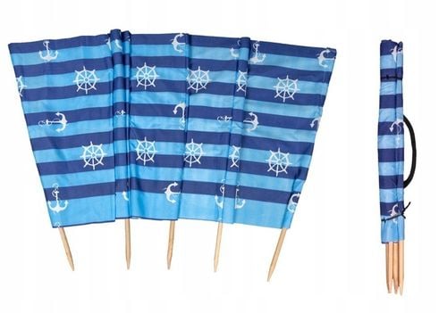 PARAWAN WAKACYJNY 4M PLAŻOWY WYTRZYMAŁY MORSKI WZÓR-POLSKI na Arena.pl