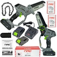 PIŁA PILARKA AKUMULATOROWA DO GAŁĘZI NAC CB20-12-B20-S 20 V 2 Ah 13 CM