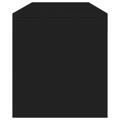 Szafka pod TV z oświetleniem LED, czarna, 140x36,5x40 cm na Arena.pl