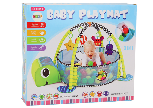 DLA MALUSZKA 3W1  LEŻANKA ŻÓŁW BASEŃ KULE na Arena.pl