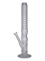 Bongo szklane Chillout 45 cm Mrożona Tuba Fajka Wodna Matowy Wzór