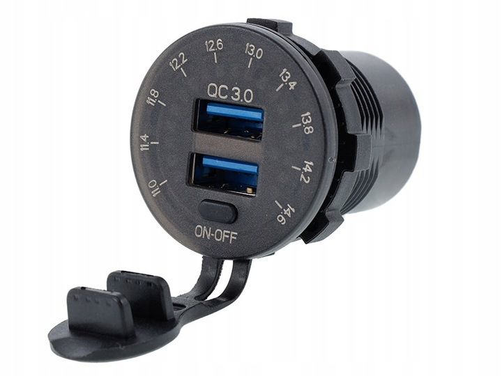 ŁADOWARKA DO ZABUDOWY USB QC3.0 zdjęcie 2